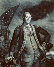 George Washington by Charles Willson Peale, mezzotint, 1780