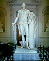 Marble Statue of George Washington by Jean Antoine Houdon