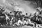 George Washington on Horseback During the Battle of Princeton, by John Trumbull