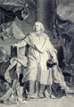 Jacques-Benigne Bossuet by Pierre-Imbert Drevet, after Hayacinthe Rigaud, engraving likely used by Gilbert Stuart as a model for the Lansdowne portrait